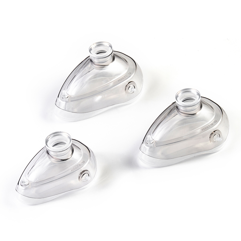 Autoclavable Silicone Anesthesia Mask With PC Cover